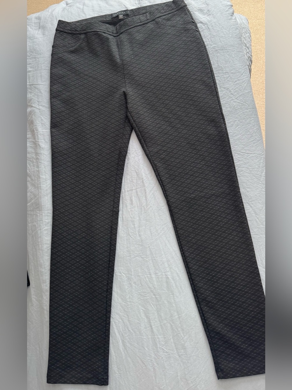 Sanctuary Black Patterned Stretch Pants